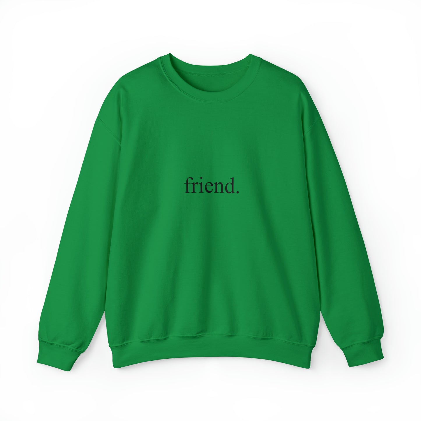 friend. black print unisex heavy blend™ crewneck sweatshirt