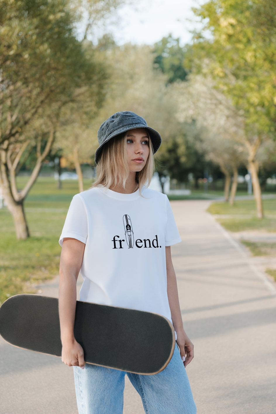 friend. Surfer Chick unisex short sleeve tee