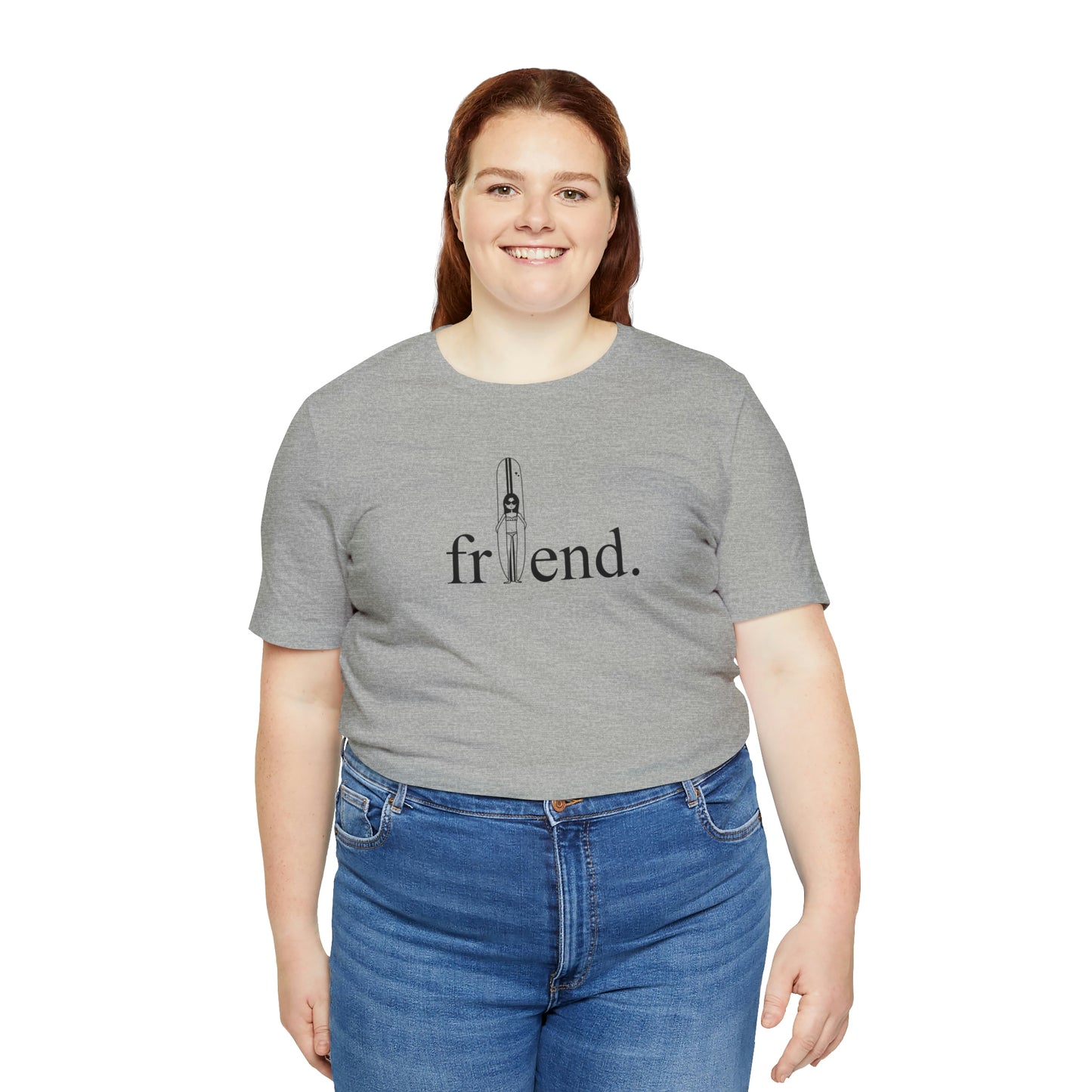 friend. Surfer Chick unisex short sleeve tee