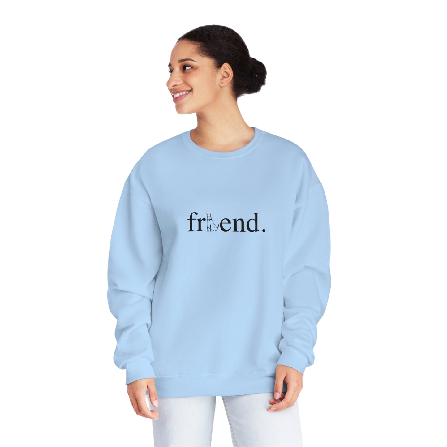 friend. Dog unisex crewneck sweatshirt