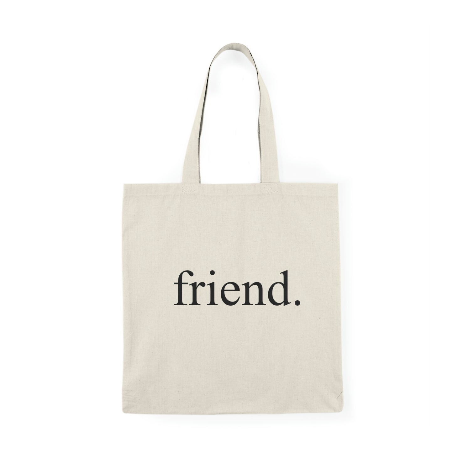 friend. Teacher w/ Emerson natural tote bag