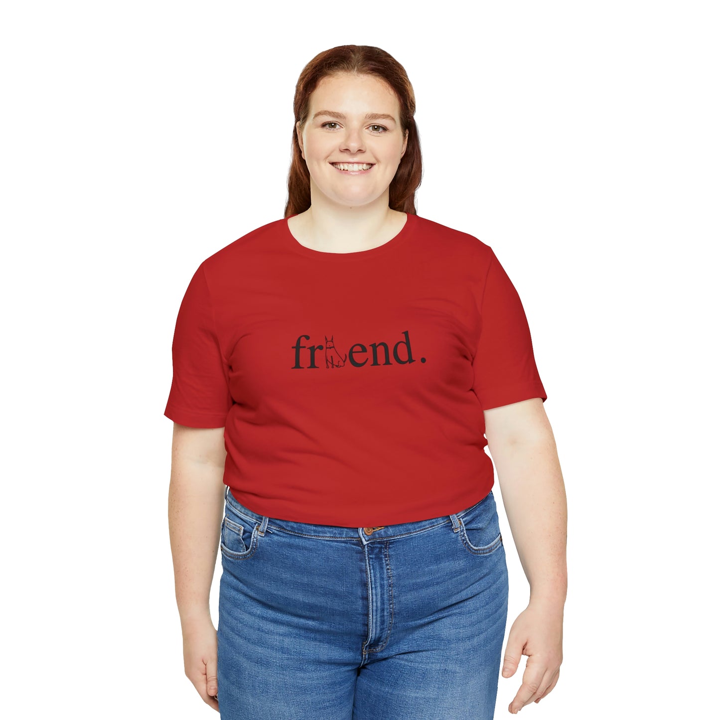 friend. Dog unisex short sleeve tee