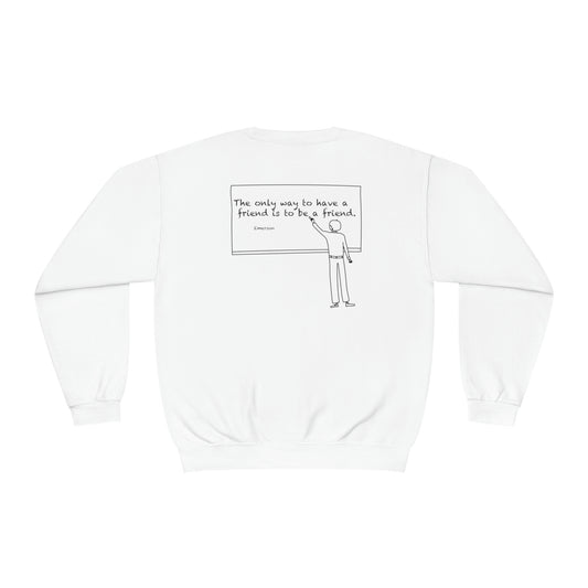 friend. Teacher w/ Emerson unisex crewneck sweatshirt