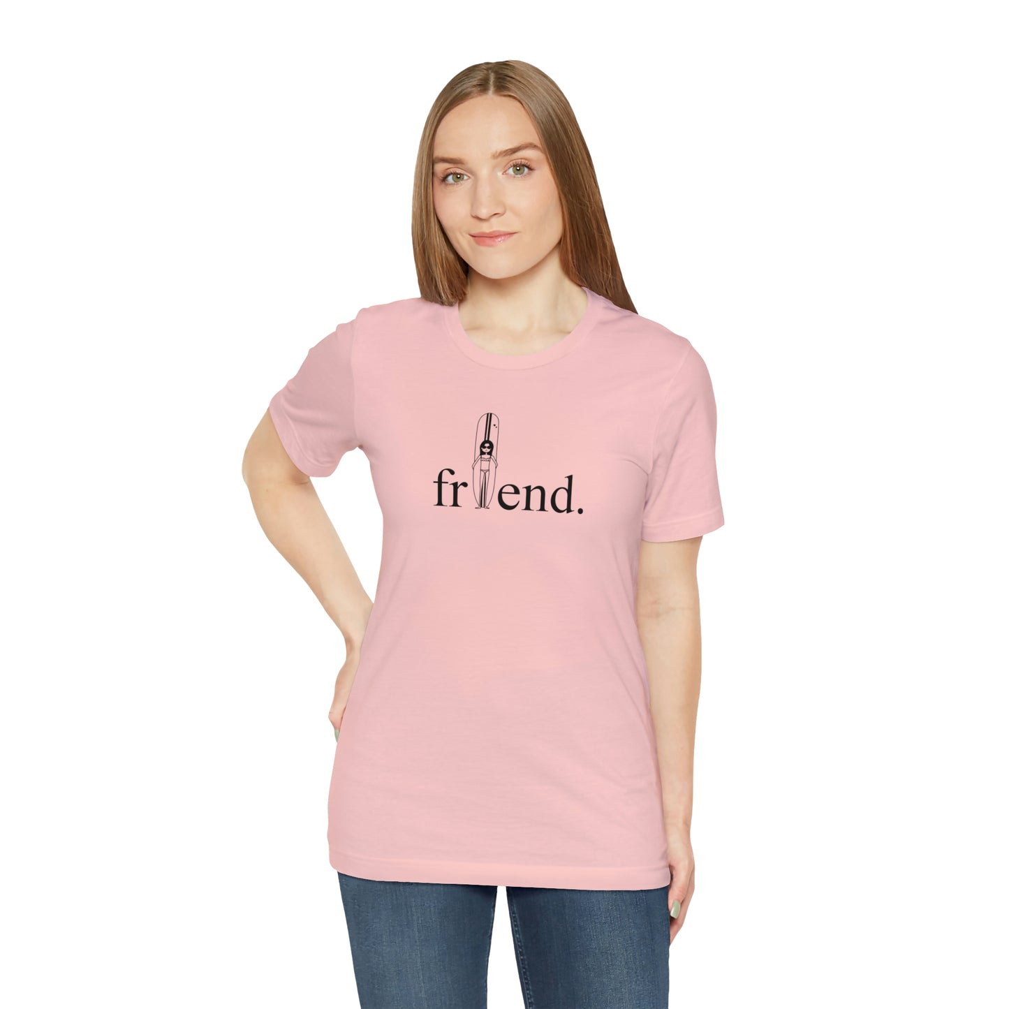 friend. Surfer Chick unisex short sleeve tee