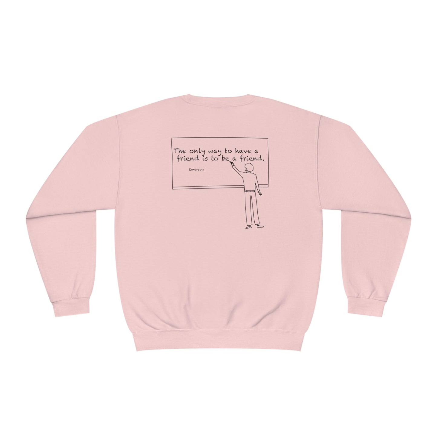 friend. Teacher w/ Emerson unisex crewneck sweatshirt