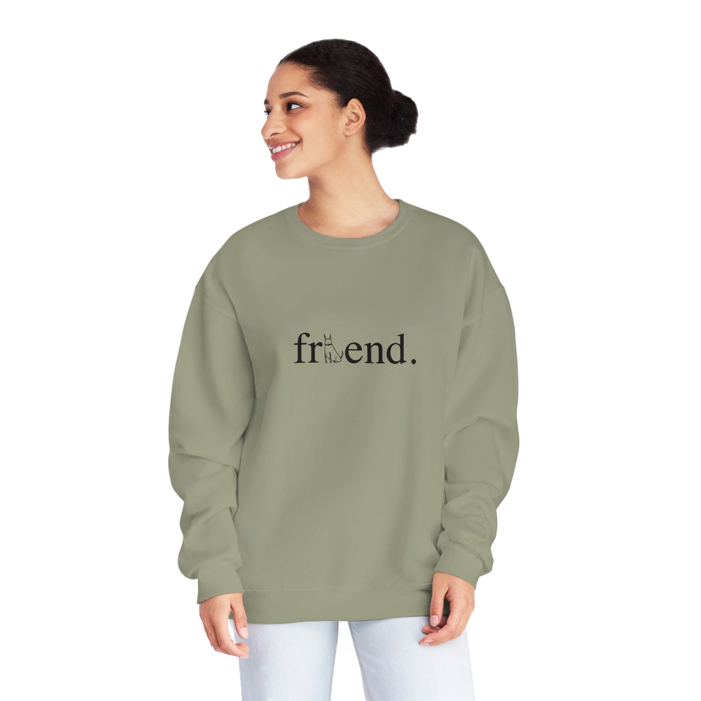 friend. Dog unisex crewneck sweatshirt