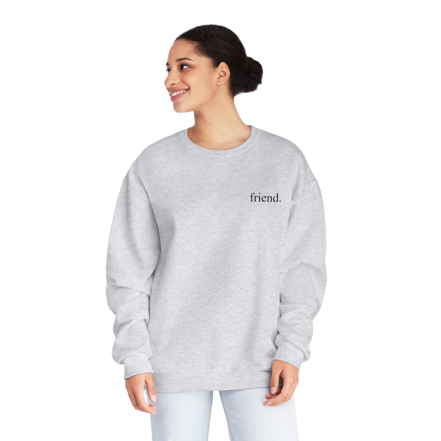 friend. Teacher w/ Emerson unisex crewneck sweatshirt