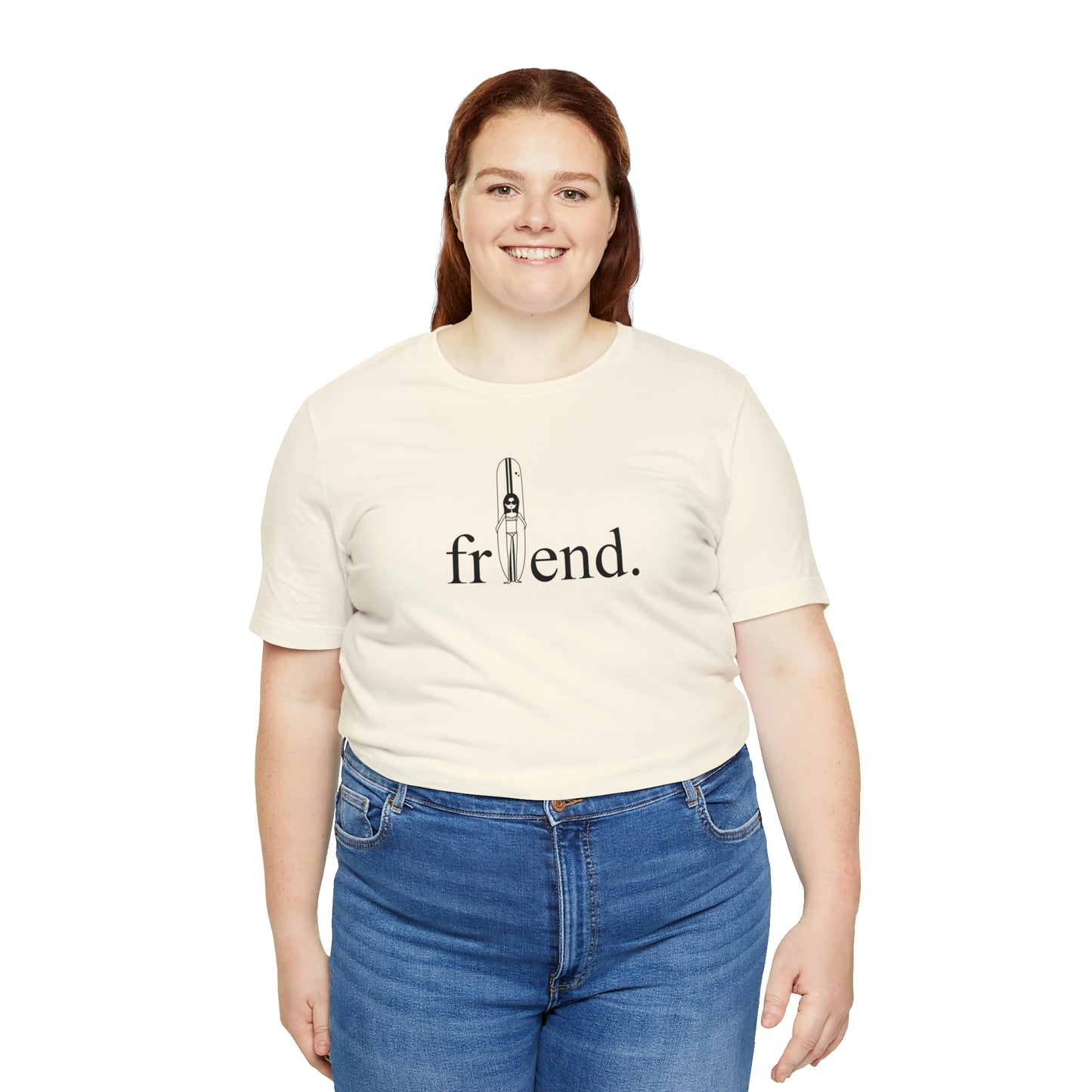 friend. Surfer Chick unisex short sleeve tee