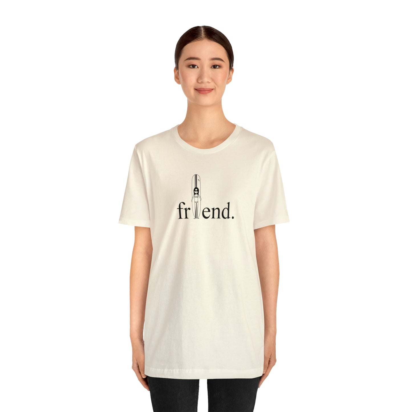 friend. Surfer Chick unisex short sleeve tee