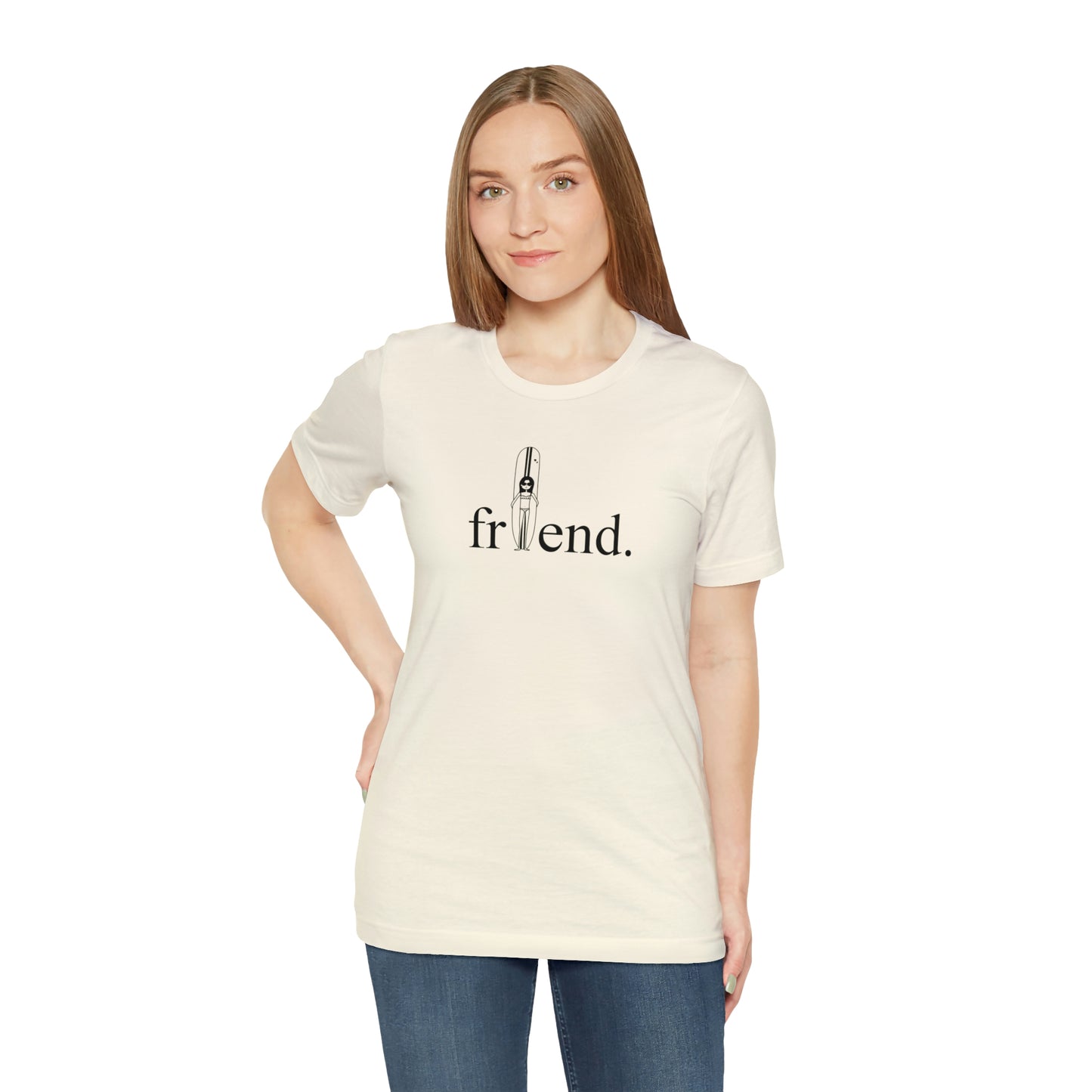 friend. Surfer Chick unisex short sleeve tee