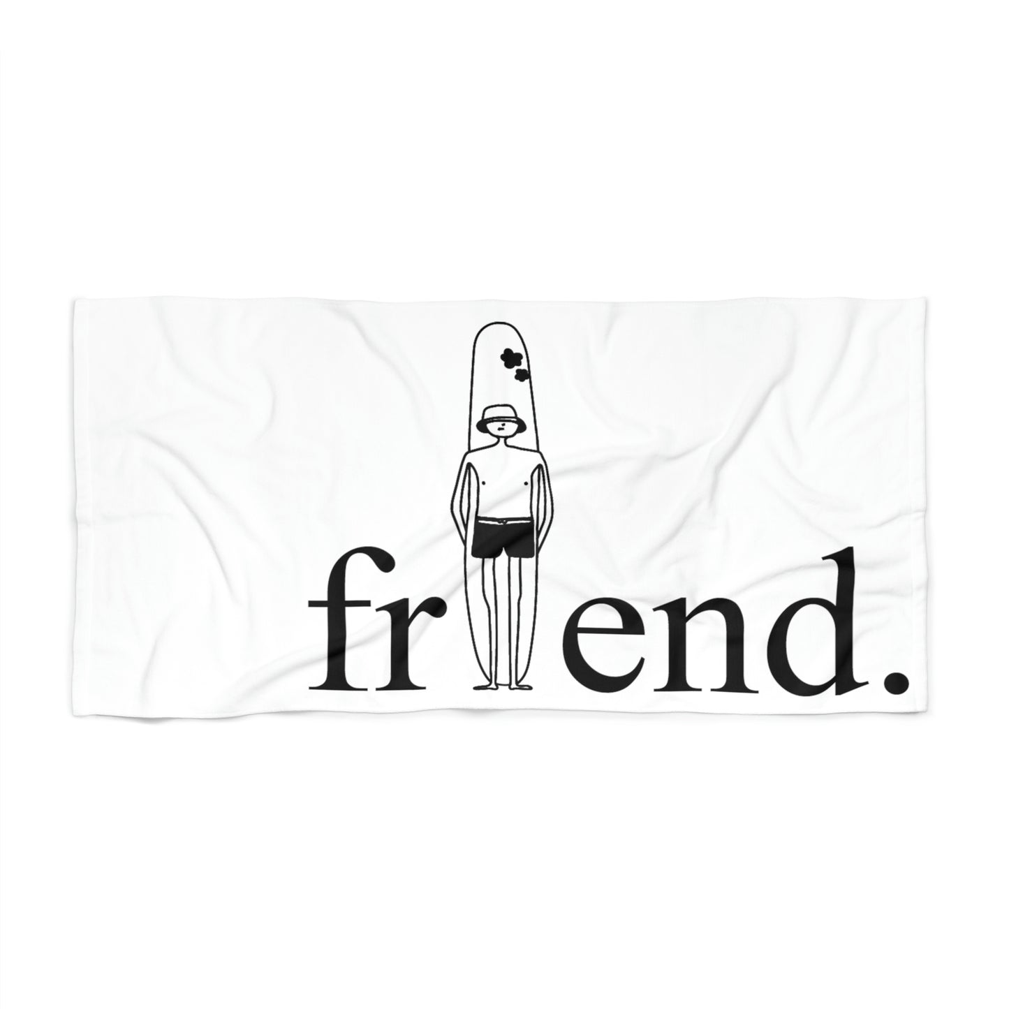 friend. Surfer Dude beach towel