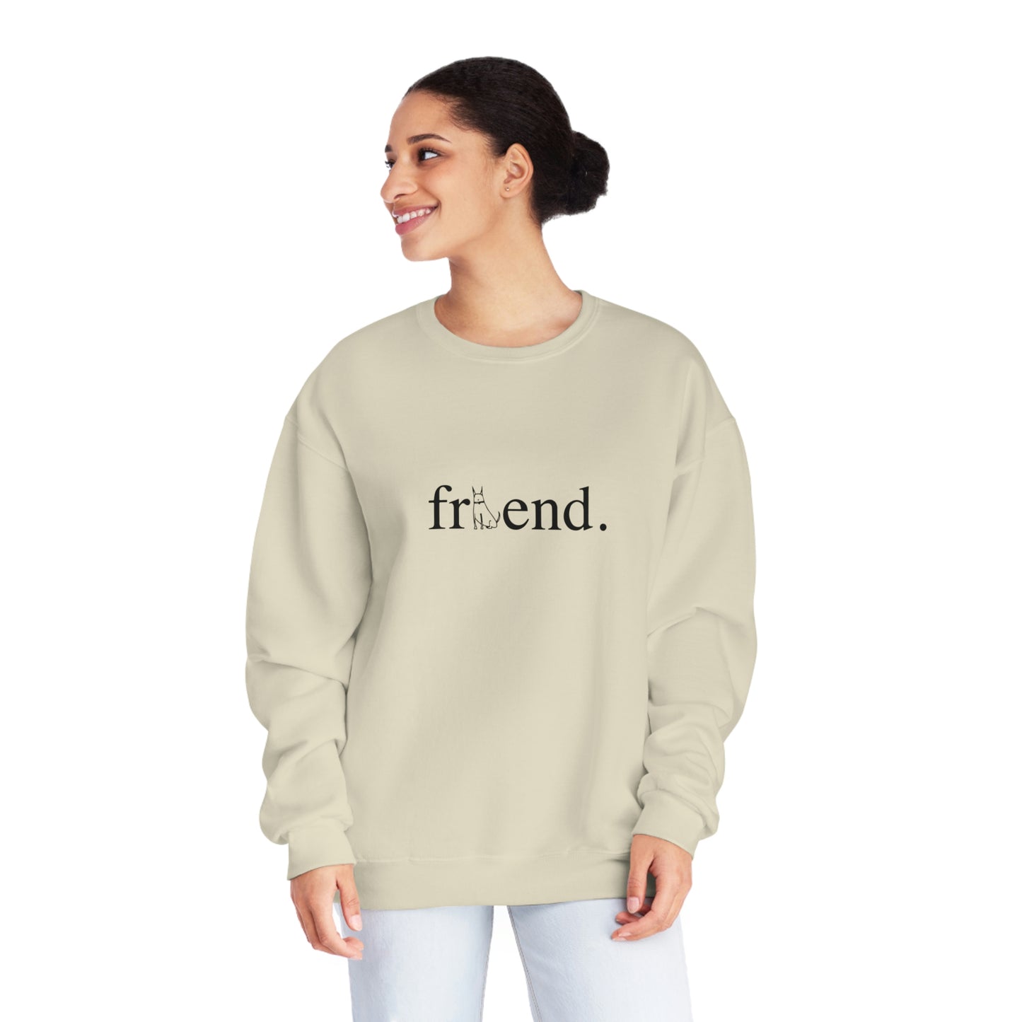 friend. Dog unisex crewneck sweatshirt