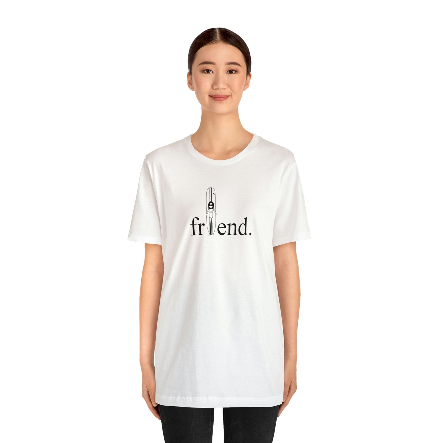 friend. Surfer Chick unisex short sleeve tee