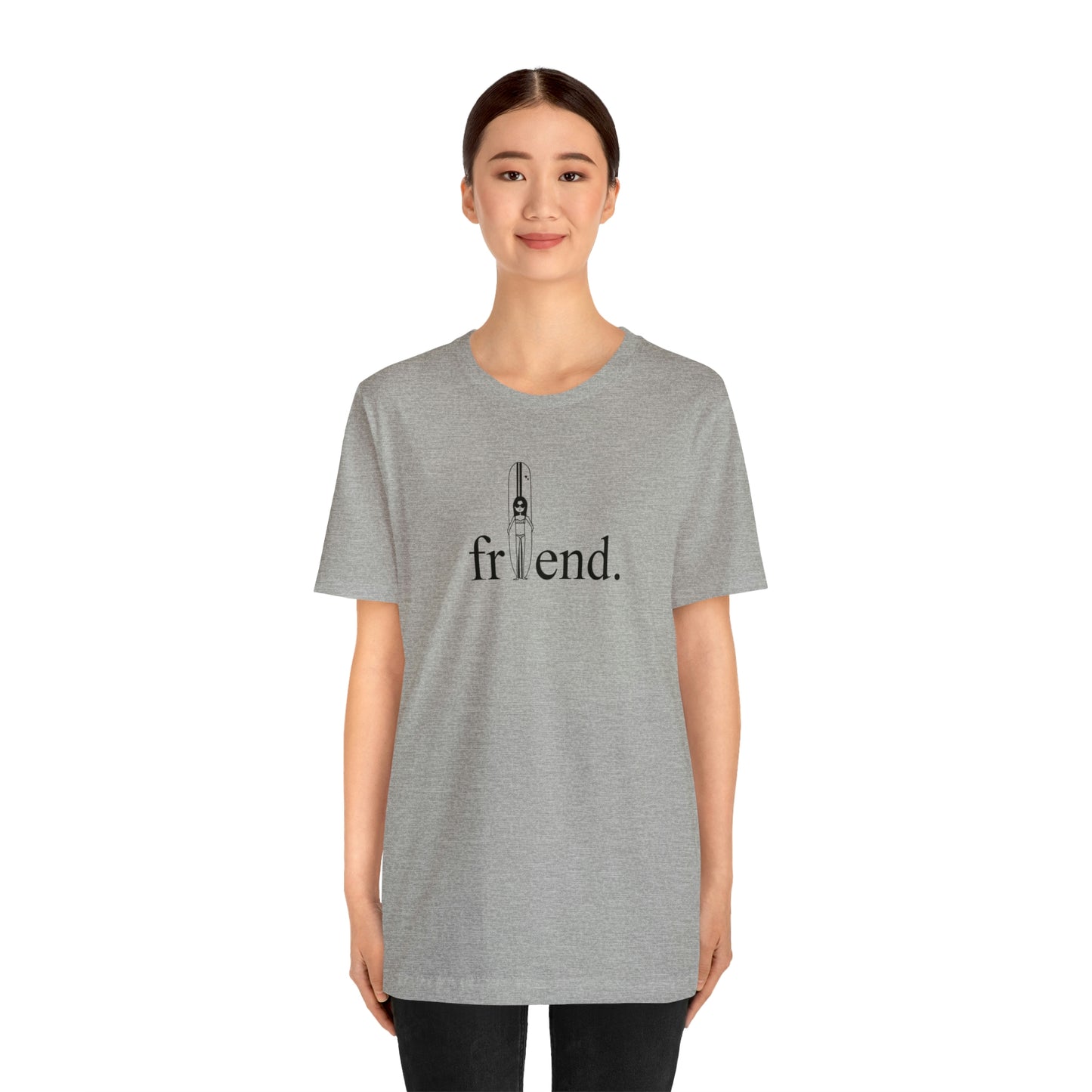 friend. Surfer Chick unisex short sleeve tee