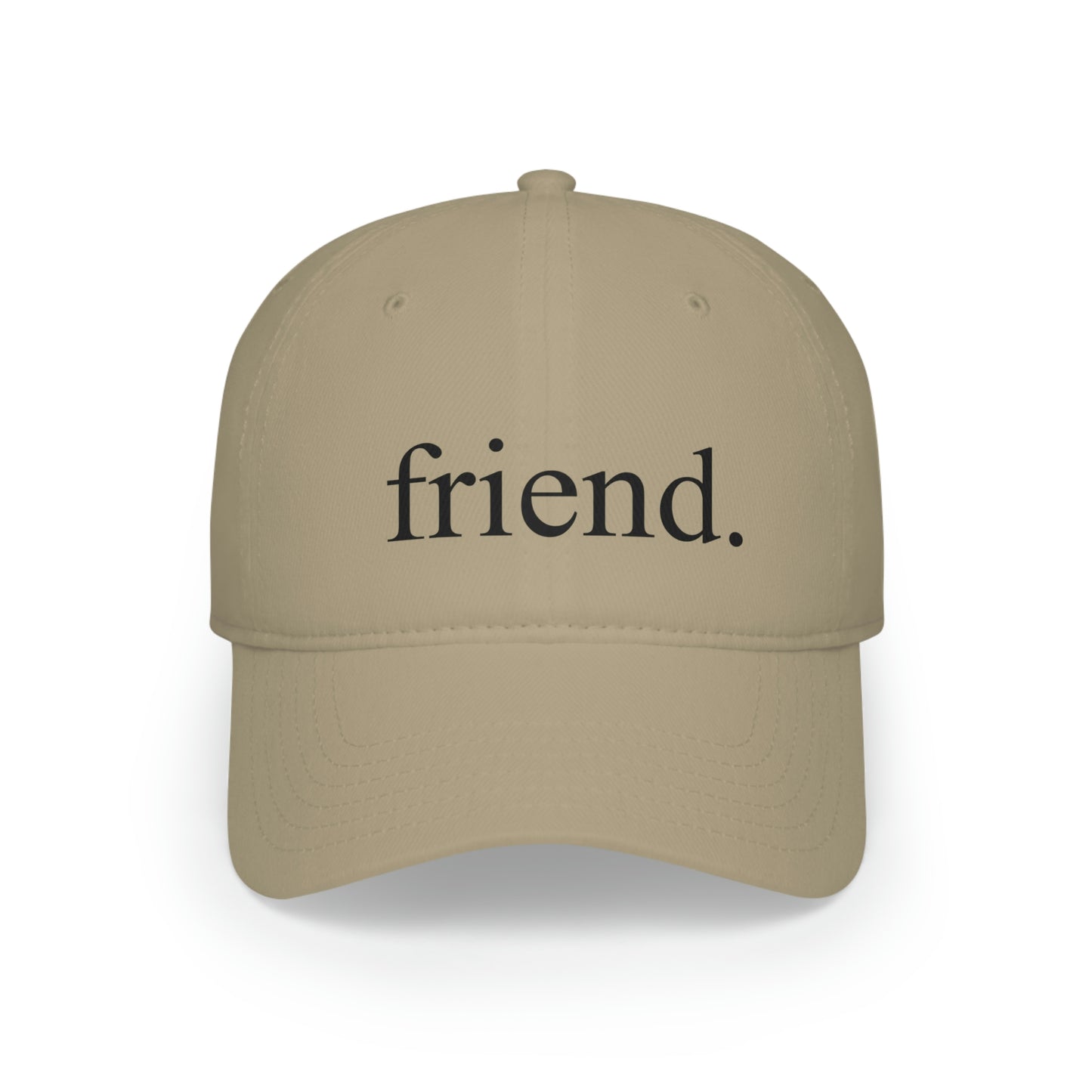 friend. baseball hat