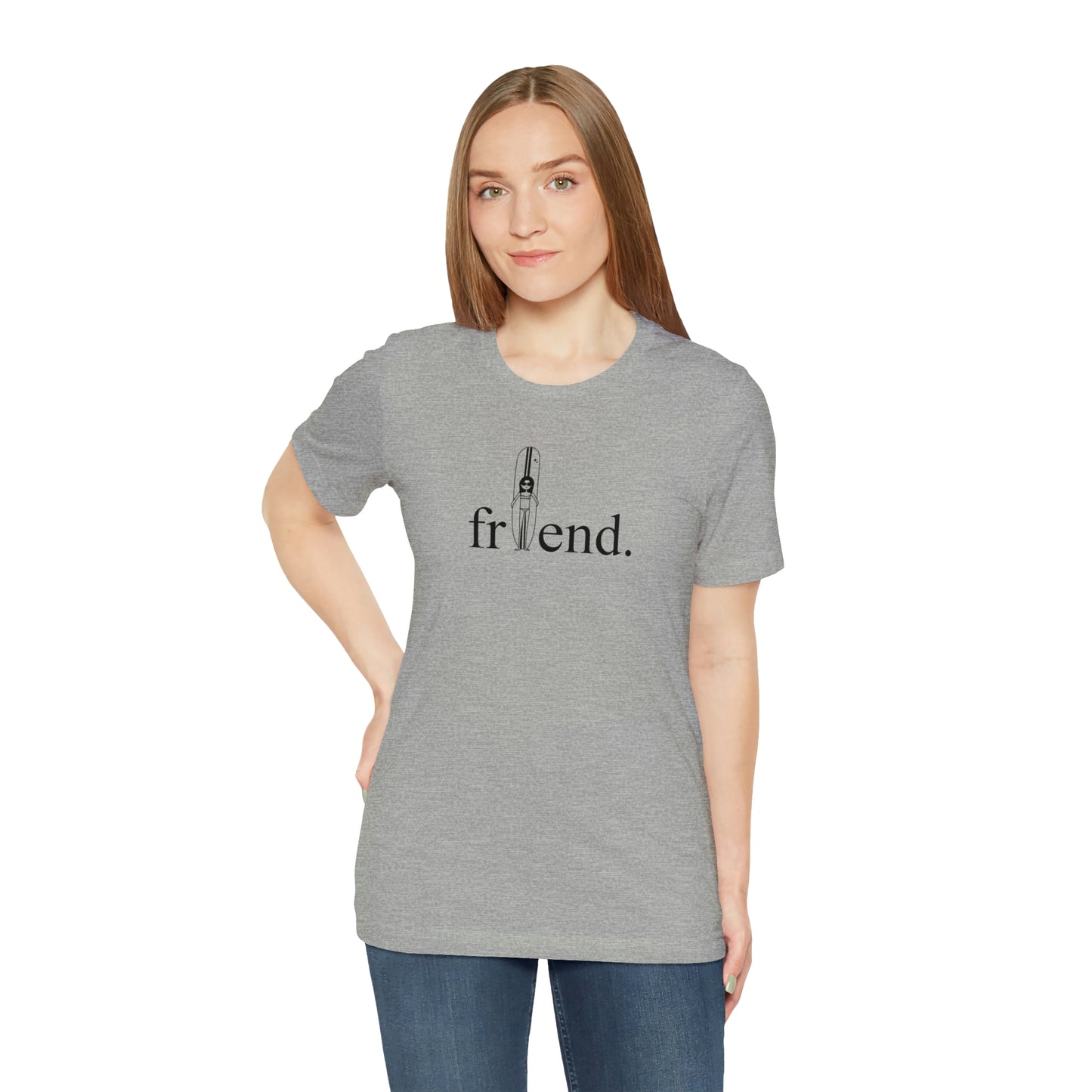 friend. Surfer Chick unisex short sleeve tee