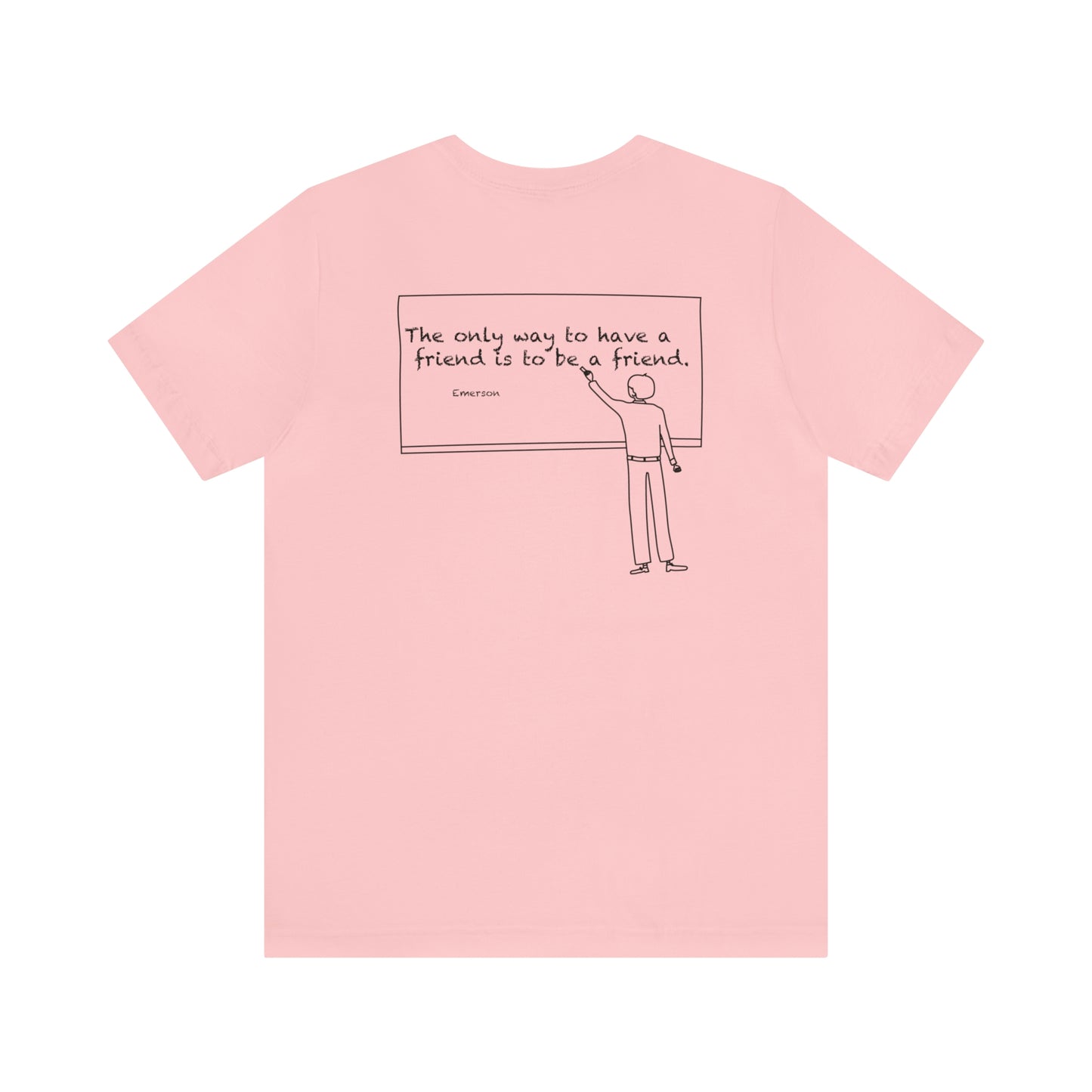 friend. Teacher w/ Emerson unisex short sleeve tee