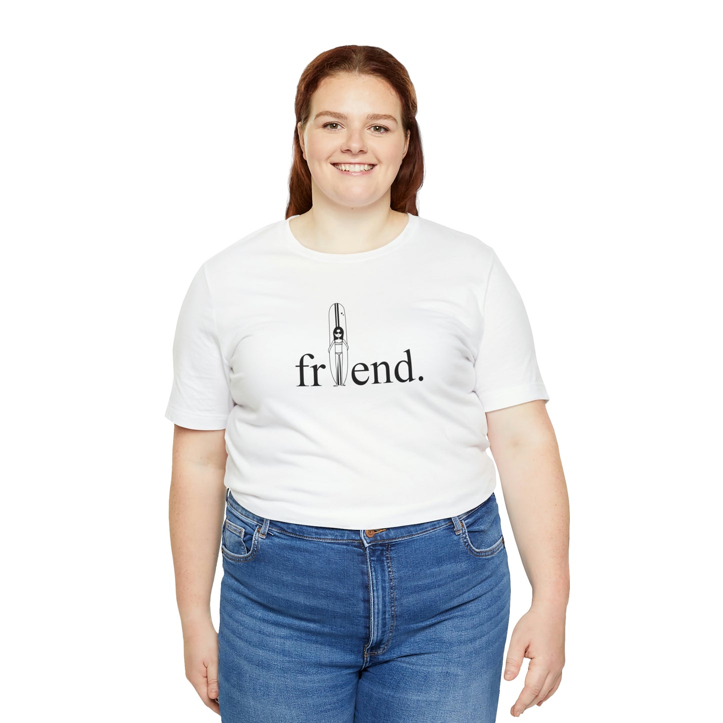 friend. Surfer Chick unisex short sleeve tee